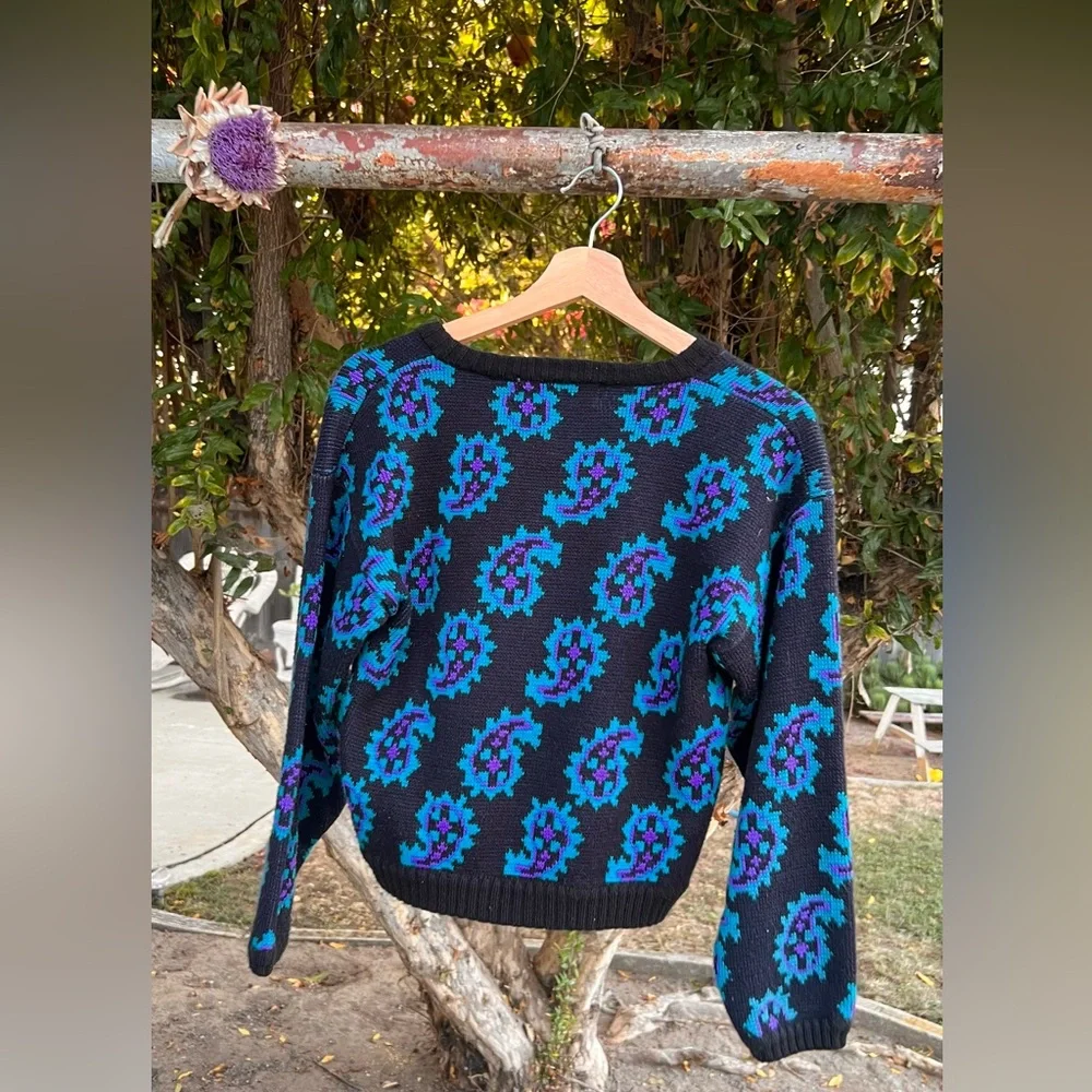 Vintage 80’s Back to Back Sweater - Picture 4 of 4